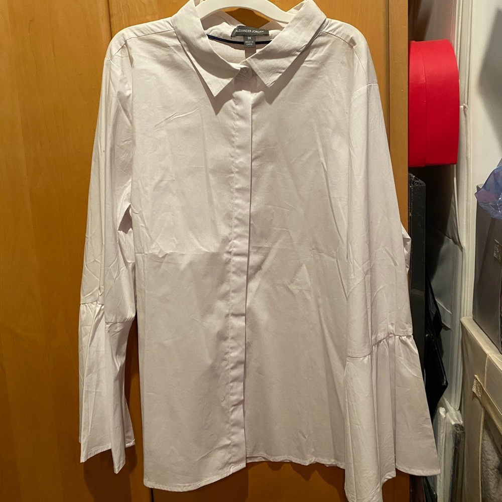 White button up dress shirt